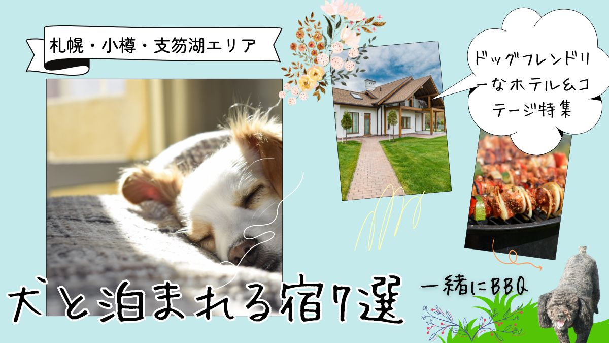 【札幌・小樽・支笏湖周辺】ペット可の宿7選｜犬と一緒に泊まれるおすすめ宿ランキング